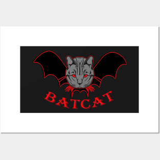 Funny Cat, Halloween, BATCAT, Trending 2018 Gift, Graphic Design Posters and Art